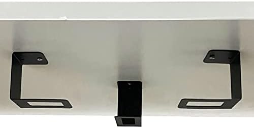 AUXPhome (3) Laptop Holder Under Desk Laptop Mount Organizer Rack Storage Shelf, Add On Under Table Laptops, Keyboard, Routers, Modems, Cable Box, Network Switch & More, Desk Accessories