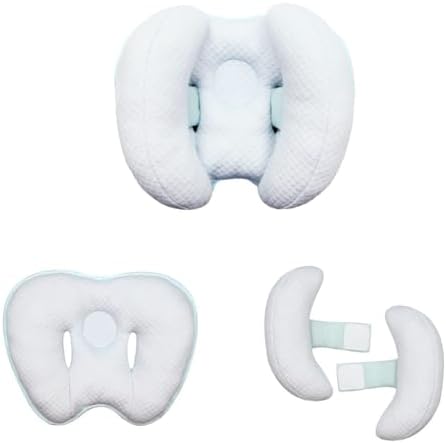 Baby 2 in 1 Travel Cushion, Banana Shape Baby Neck Head Support Travel Pillow Stroller Insert Cushion for Kids, Toddler, Blue