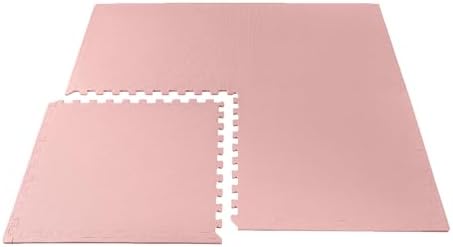 We Sell Mats 3/8" Thick Multipurpose EVA Foam Exercise Floor Mat, Interlocking Tiles, Anti-Fatigue for Home or Gym