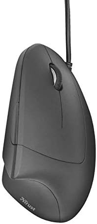 Trust Verto Wired Vertical Ergonomic Mouse with LED Illumination, Black