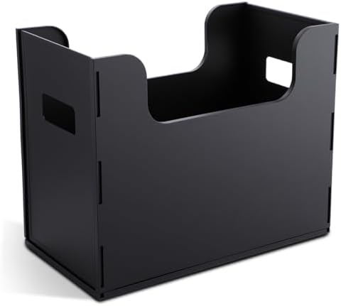 1 Pcs Portable Desktop File, Filing Organizer, Black