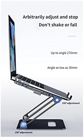 Foldable Laptop Cooling Stand Desk Fan Adjustable Base Aluminum for