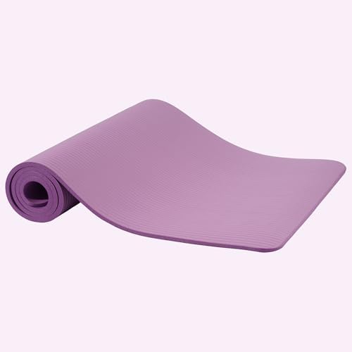 Fitvids 1/2-inch Thick High Density Exercise Yoga Mat with Carrying Strap