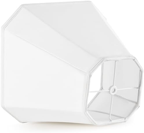 GO&SO Off-White Lamp Shades Set of 2,6.5" x 13" x 10.5",Bell Lampshade