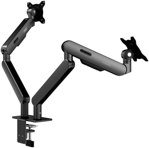 AOC Dual Monitor Stand Arm Desk Mount for 17-34 Inch Monitors, AM420G