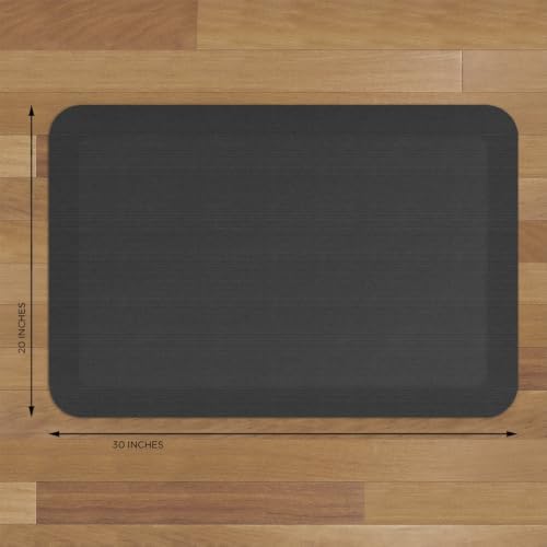 GelPro 30 in. L X 20 in. W Charcoal Polyurethane Foam Anti Fatigue Mat