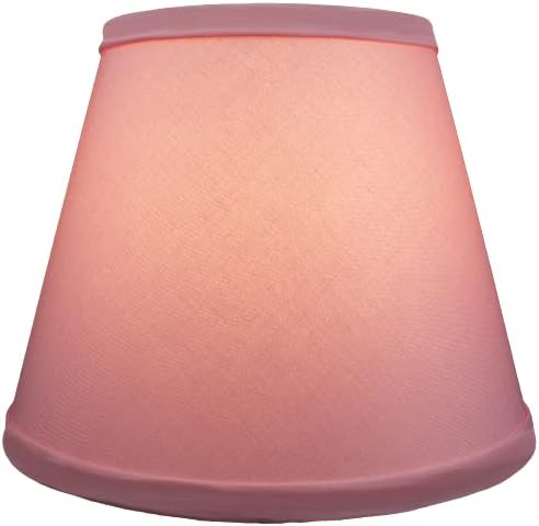 FenchelShades.com Lampshade 6" Top Diameter x 10" Bottom Diameter x 8" Slant Height 6x10x8" with Spider Attachment Diameter 0.4 Inch for Lamps with a Harp (Linen Peony)
