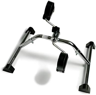 Lumex Pedal Floor Exerciser - Assembly Required, Mini Stationary Pedal Exerciser Under Desk Bike, Arm/Leg Workout Equipment, GF1965-1KD