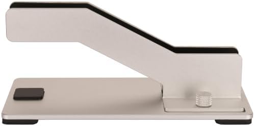 Adjustable Vertical Laptop Stand, Premium CNC Aluminum Laptop Holder with Tool-Free Dual Knobs, Universal Dock for MacBook, Surface, Dell, HP, Lenovo & All Laptops, Space Saving Desk Organizer