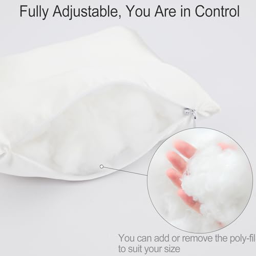 Satin Neck Pad Strap Cushion for Arm Sling Pillow Comfort Support Padding Rotator Cuff Replacemet Surgery Elbow Brace Carry Padded Cover Broken Wrist Hand Injury, Ivory