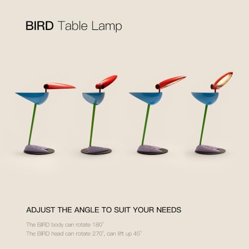 KEEY Modern Bird Desk Lamp Aluminum Night Light LED Reading Lamp Home Decor