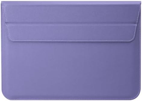 PU Leather Laptop Sleeve Case with Stand for 2026 Macbook Neo 13 A3404, 2026-2022 Air13.6'' M5 A3449 M4 A3240 M3 A3113 M2 A2681, 2018-2021 Air 13, Laptop Bag for 2016-2022 Mac Pro13, Lavender