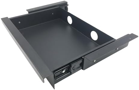 Under Desk Mounted Sliding Pull-out Drawer, W 15.3" x D 8.8"