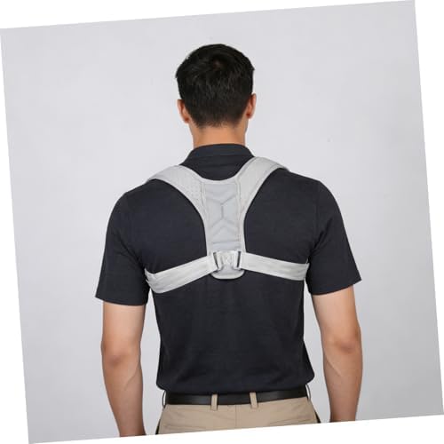 Cabilock Adjustable Back Posture Corrector for Men and Women with Shoulder Stabilization and Breathable Sponge Material, Ergonomic Style Suitable for Office and Home Use, Discreet
