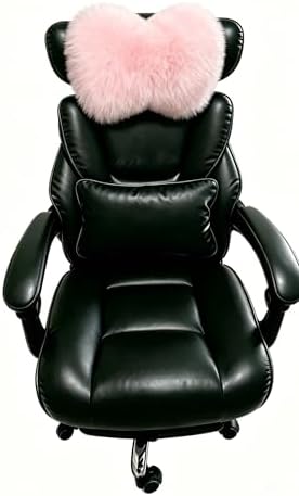 Car Headrest Pillow Plush Protector Neck Rest Pillows, Pink