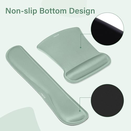 MOSISO Keyboard Mouse Pad Set, Large Gaming Mousepad&Keyboard Wrist Rest