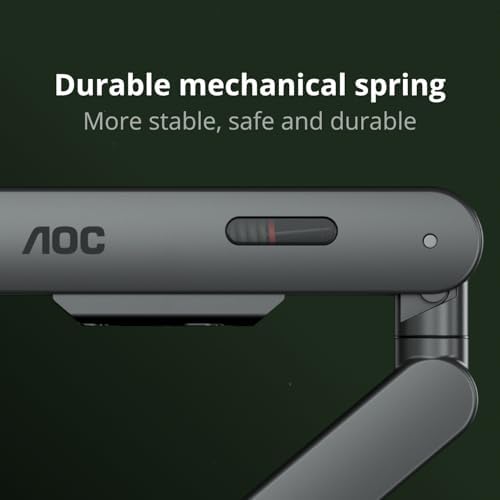 AOC Dual Monitor Stand Arm Desk Mount for 17-34 Inch Monitors, AM420G
