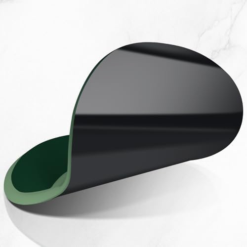 ITNRSIIET Ergonomic Mouse Pad with Comfort Gel Wrist Rest, Non-Slip PU Base, Smooth Textured Surface, Reduces Hand Fatigue & Wrist Pain, 8.7 x 7.2 Inch for Office Gaming Home, Deep Green