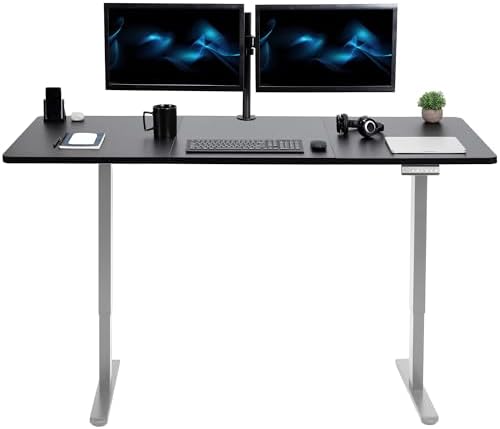 VIVO Black 71 x 30 in Standing Desk, DESK-KIT-E2G7B