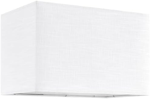 GO&SO Texture Rectangle Lamp Shades for Table Lamps,14"L×8"W×9"H Shade Deco
