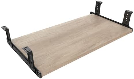 FRMSAET Office Product 20/24/30 inch Keyboard Drawer Tray(24 in, Burlywood)