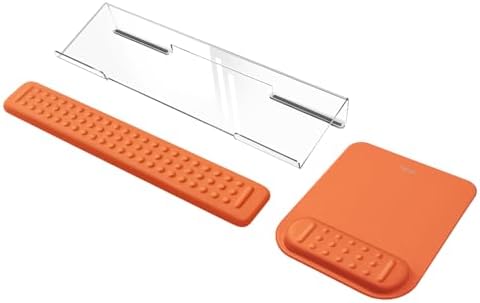 MOSISO Keyboard Stand&Wrist Rest Support for Keyboard &Mouse Pad Set