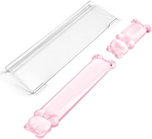 16.9inch Computer Keyboard Stand for Desktop,Gel Keyboard Wrist Rest Set
