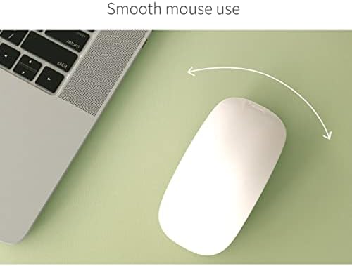 RENMTURE Dual-Sided Mouse Pad, Natural Cork & PU Leather Large Desk Pad for Office and Home Work, Desk Protector Non-Slip, Waterproof, Easy Clean (Light Green, 36"x17")