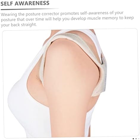 NOLITOY Adjustable Invisible Posture Corrector Strap S for 37.5-45kg Adults