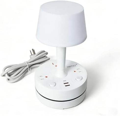 Small Table Lamp for Home Office and Nightstand, 3 Way Dimmable Desk Light with USB Charging Port