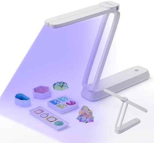 Resiners UV Resin Light, Rechargeable 3-in-1 Foldable UV Lamp, AirWave Pro
