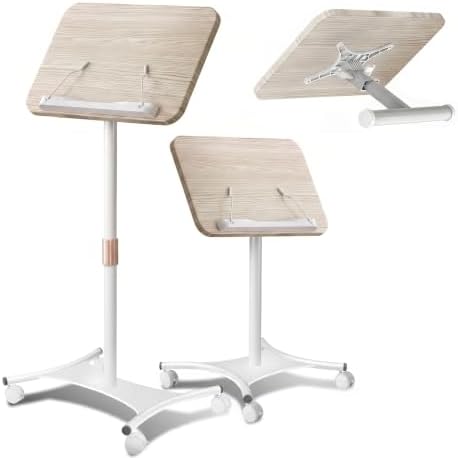 2-in-1 Floor Music Stand & Desktop Book Stand, 16.5"–51" Height Adjustable