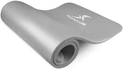 ProsourceFit Extra Thick Yoga and Pilates Mat, 71-inch Long High Density Exercise Mat with Comfort Foam and Carrying Strap