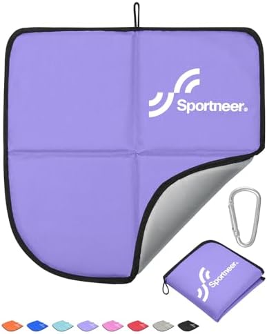 Sportneer Sitting Pad, Lightweight Waterproof Folding Seat Pad for Backpacking, 15.75'' x 15.75'' Portable Camping Seat Mat for Hiking, Picnics & Outdoor Use