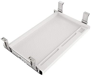 FRMSAET Under Desk Keyboard Drawer Multipurpose Tray Pencil Drawer - Grey