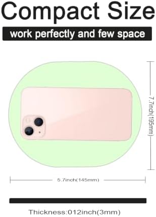 Small Mouse Pad, Mini Mouse Pad, Portable Waterproof with Anti-Slip Base, Green 5.5x7 Inch