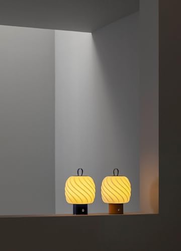 LLADRÓ Ice Cream Portable lamp. Medium. Blue