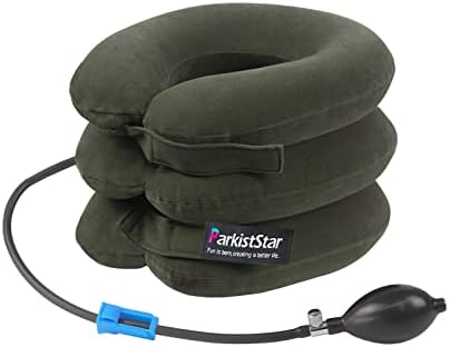 Cervical Neck Traction Device, Inflatable Neck Extended Traction Stand