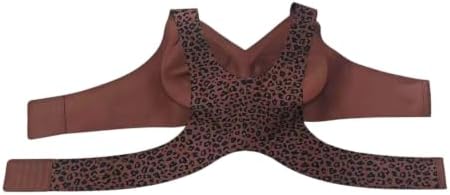 Posture Corrector Bra for Women Front Closure Cross Back Wireless Bras Seamless Full Support Push Up Bralette