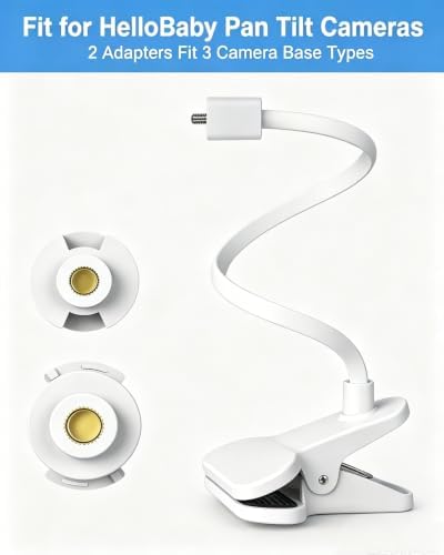 HelloBaby Official Baby Monitor Clip Mount for HB6550, 20" Flexible Arm