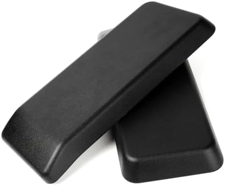 MingYi.office Arm Pads Caps Replacement for Haworth Very Office Chair. Used on Both Height Adjustable and 4D Arms. Sell as Sets with Left and Right Armrest lids. (Black)