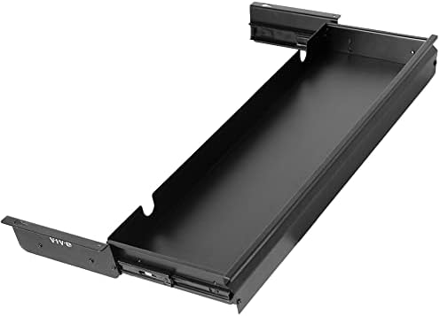 VIVO Black Under Desk 33 x 9 in Slide Out Storage Drawer, DESK-DR33-B