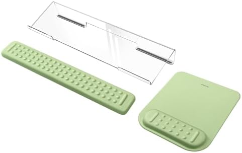 MOSISO Keyboard Stand&Wrist Rest Support for Keyboard &Mouse Pad Set
