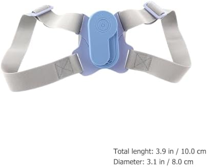 SECFOU Adjustable Posture Corrector Back Support Trainer with Vibration Reminder for Students Posture Correction in Blue