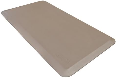 NewLife by GelPro Anti Fatigue Mat: Eco-Pro Foam Anti-Fatigue Comfort Mat - Standing Desk Pad - Professional Floor Mats for Commercial & Industrial Work - 20” x 48” Non Slip Ergonomic Mat - Taupe