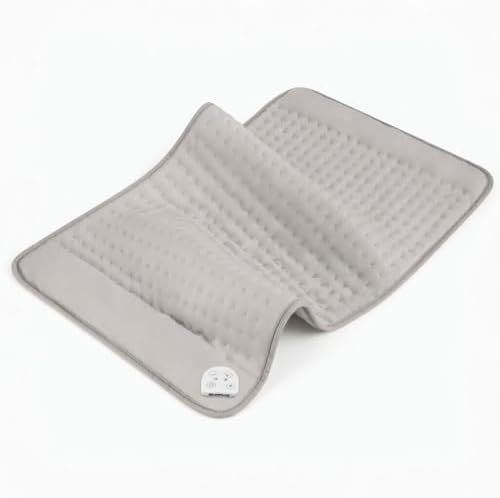 Electric Heating Pad for Women, Fast Heating for Period Cramps Relief, 6 Heat 4 Timer, Auto Off, Dry Moist Heat, Ideal Gift for Mom Wife