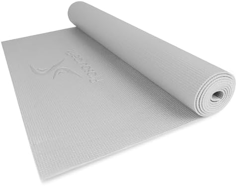 ProsourceFit Classic Yoga Mat 1/8” (3mm) Thick, Extra Long 72-Inch Lightweight Fitness Mat with Non-Slip Grip for Yoga, Pilates, Exercise