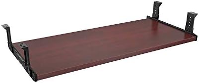 FRMSAET Under Desk 20/24/30 inch Keyboard Drawer Platform (30 in, Mahogany)