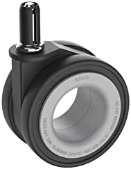 Office Chair Wheels 5-Pack Hubless 1000lb Hardwood Casters Grey Okina Mu