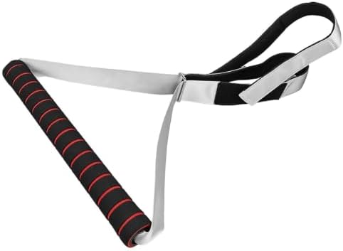 Neck Stretcher Strap – Y‑Strap Neck Chiropractor Pull Device for Neck Decompression, Spine Alignment & Headache Relief – Includes Comfortable Chin Strap & Ergonomic Handle
